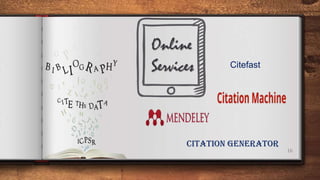 16
Citation Generator
Online
Services Citefast
 