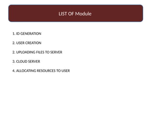 Cloud computing based ABE Implementation. | PPTX