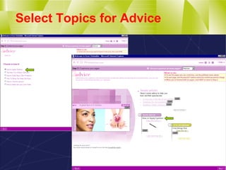 Select Topics for Advice 