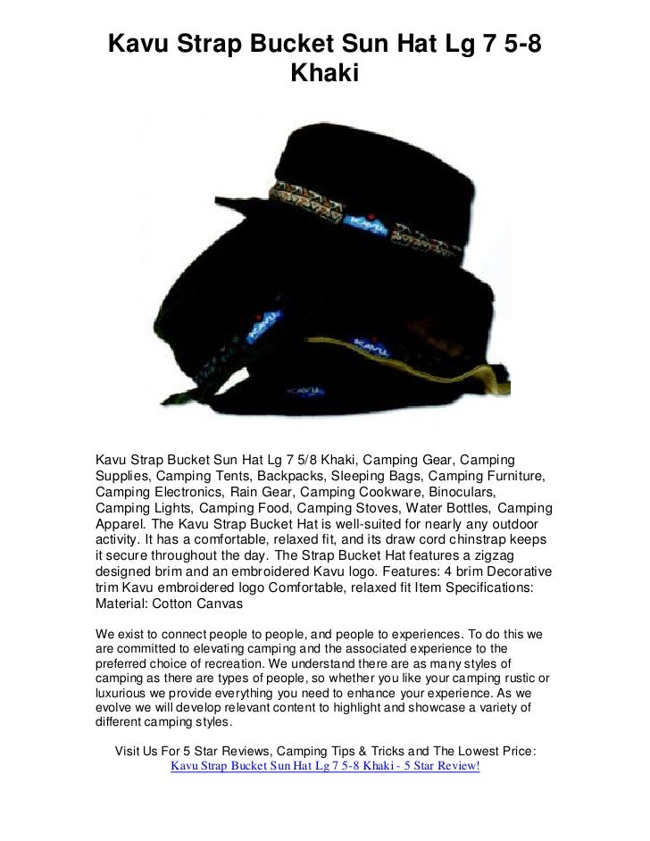 kavu sun hat