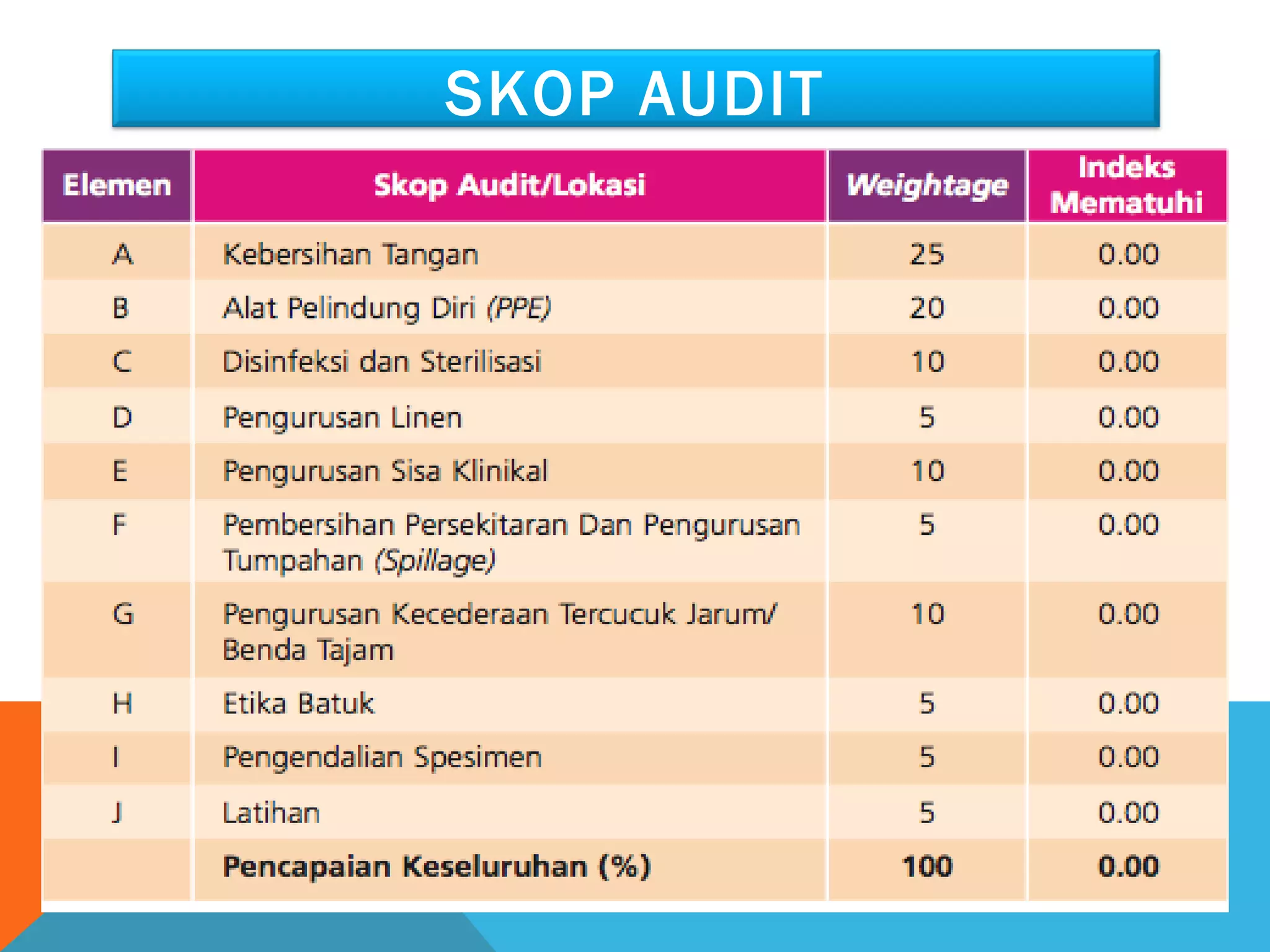 SKOP AUDIT 
 