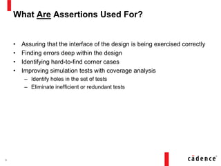 Assuring Design Finding Bugs Faster with Assertion Based Verification (ABV) | PPT