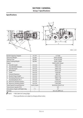 Zx85 Lifting Chart.pdf Kawasaki 85 z7 wheel loader service repair manual (serial no. 85j1 8001 ...