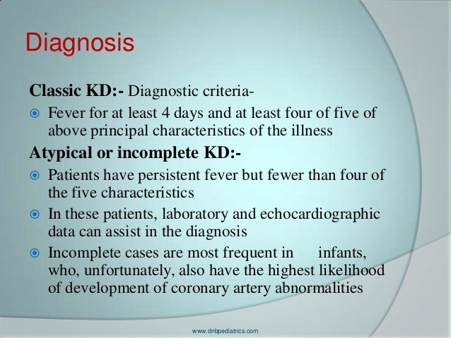 Diagnosis Of Atypical Kawasaki Disease Diagnosis Of Atypical Kawasaki Disease
