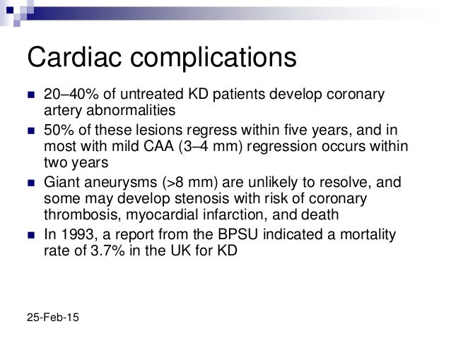 Kawasaki Disease Death Rate Kawasaki Disease Death Rate