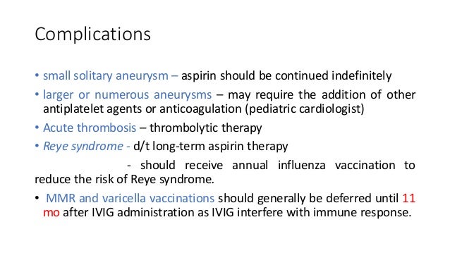 Kawasaki Disease Live Vaccines Kawasaki Disease Live Vaccines