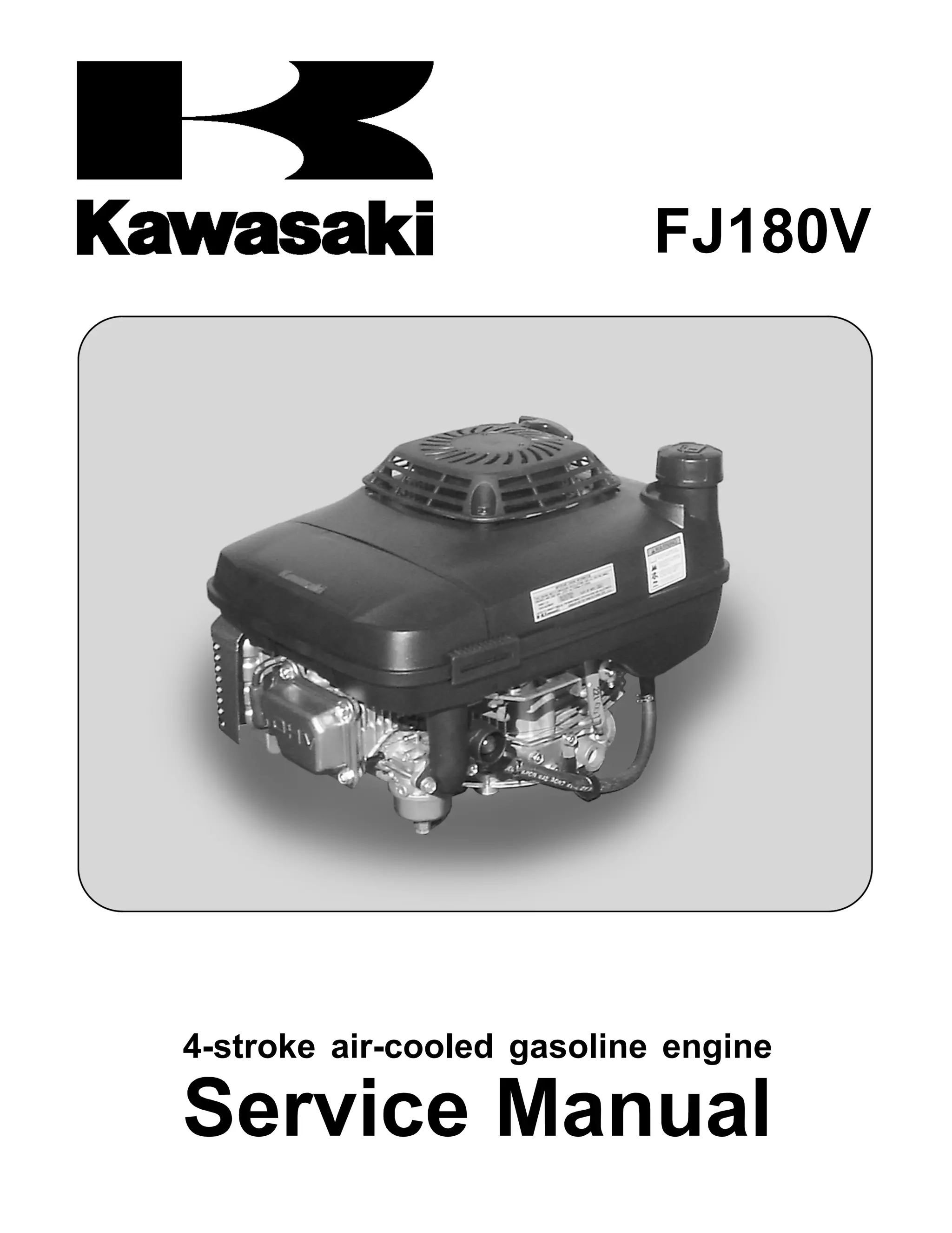 Kawasaki fj180 v 4 stroke air-cooled gasoline engine service