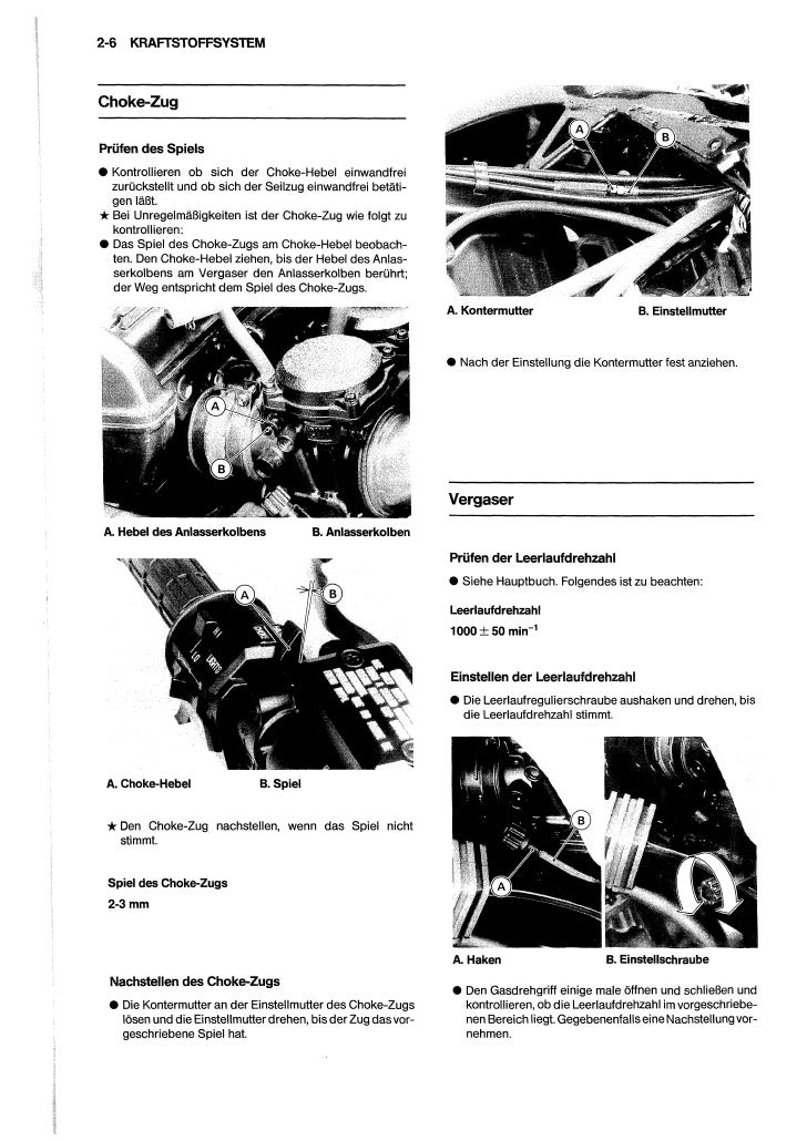 Kawasaki Gpz1000 Rx Complementary Service Manual For Gpz900 R German