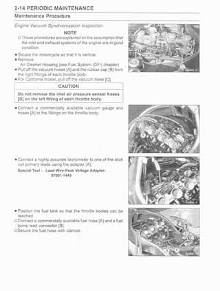 Kawasaki ZX6R Service Manual | PDF
