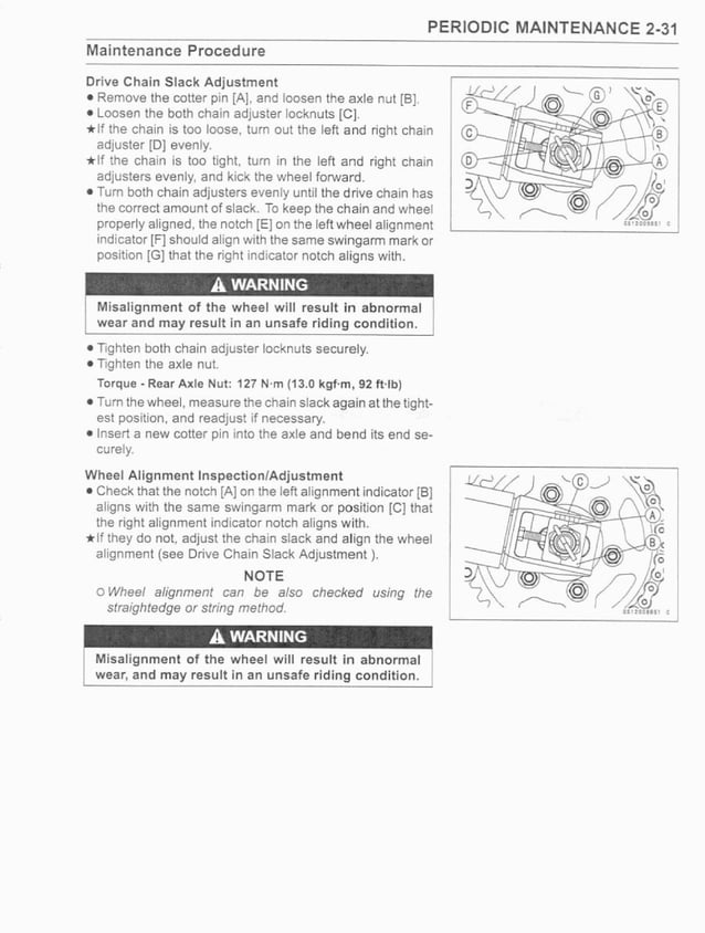 Kawasaki ZX6R Service Manual