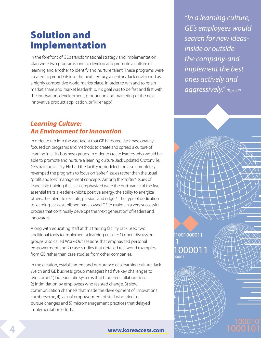 General electric case study image