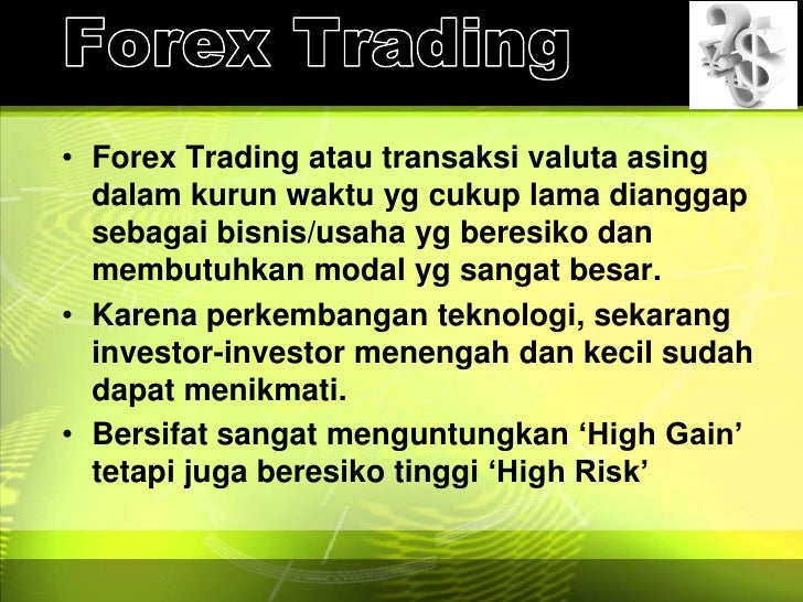Kaya raya dari forex