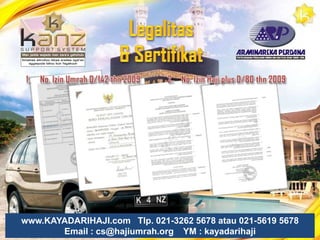 STRUKTUR JAMA’AH HASIL HAK USAHA(DONATUR)AD+ 4 jt = 5,5 jt1,5 jt1 jt500rb500rb1 jtDP 3,5 jtwww.HAJIUMRAH.ORG   Telp. 021-3262 5678 atau 021-5619 5678                      Email : cs@hajiumrah.org    YM : kayadarihajiANDAMASJIDBE500rb1 jt1 jt500rb     1,5jt x 6 = 9 jtCF500rb x 4 = 2 jt                    =11 jt