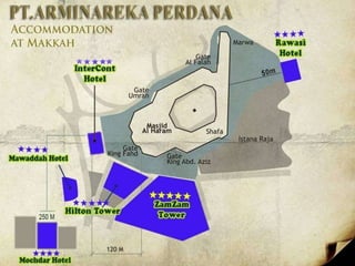 II.   TimPembimbingIbadah	:	1. Drs. K.H. NuruddinMunawar	2. K.H. Ikin Ahmad Sodikin	3. K.H. Dave Ariant Yusuf	4. Drs. H.M. ArifSholahuddinIII.   Tim Pelaksanadi Saudi Arabia	:	 1. Reservasi Hotel, bus, Catering diMekkahdan Jeddah :H.KhalidNasir                Hp.( 0508759237 )  Telp. ( +96626212106 )	 2. Reservasi hotel, bus, catering diMadinah :H.Wisnu		Hp ( 0508753104 )	 3. Handling airport Jeddah :H.Wadut 	Hp ( 0500704574 )H.KhalidNasir  	Hp.( 0508759237 )IV.   Tim Muthawifdi Saudi Arabia	:1.  H. Marzuan	Hp ( 0501819865 )          	2.  H. Safari	Hp ( 0509231405 )          	3.  H. Tohir	Hp ( 0559491567 )          	4.  H. Dofir	Hp ( 0556601814 / 0506560963 )          	5.  H. Badrun	Hp ( 0503569134 )          	6.  Wadut	Hp ( 0500704574 )www.KAYADARIHAJI.com   Tlp. 021-3262 5678 atau 021-5619 5678                      Email : cs@hajiumrah.org    YM : kayadarihajiM.Sultomicopyright 2009