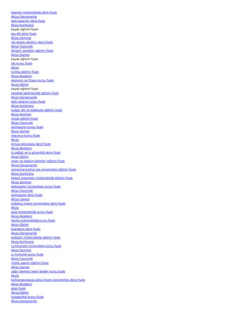 deprem mühendisliği dersi fiyatı
Akiza Danışmanlık
web tasarımı dersi fiyatı
Akiza Konferans
kayak eğitimi fiyatı
tay dili dersi fiyatı
Akiza Seminer
üst düzey yönetici dersi fiyatı
Akiza Yayıncılık
iletişim sanatları eğitimi fiyatı
Akiza Games
kayak eğitimi fiyatı
nlp kursu fiyatı
Akiza
tumba eğitimi fiyatı
Akiza Akademi
ekonomi ve finans kursu fiyatı
Akiza Eğitim
kayak eğitimi fiyatı
seyahat işletmeciliği eğitimi fiyatı
Akiza Danışmanlık
web tasarım kursu fiyatı
Akiza Konferans
bulgar dili ve edebiyatı eğitimi fiyatı
Akiza Seminer
viyola eğitimi fiyatı
Akiza Yayıncılık
animasyon kursu fiyatı
Akiza Games
macarca kursu fiyatı
Akiza
kimya teknolojisi dersi fiyatı
Akiza Akademi
iş sağlığı ve iş güvenliği dersi fiyatı
Akiza Eğitim
insan ve toplum bilimleri eğitimi fiyatı
Akiza Danışmanlık
osmaniye korkut ata üniversitesi eğitimi fiyatı
Akiza Konferans
bilişim sistemleri mühendisliği eğitimi fiyatı
Akiza Seminer
bahçeşehir üniversitesi kursu fiyatı
Akiza Yayıncılık
animasyon dersi fiyatı
Akiza Games
ondokuz mayis üniversitesi dersi fiyatı
Akiza
gıda mühendisliği kursu fiyatı
Akiza Akademi
harita mühendisliği kursu fiyatı
Akiza Eğitim
boşnakça dersi fiyatı
Akiza Danışmanlık
endüstri mühendisliği eğitimi fiyatı
Akiza Konferans
cumhuriyet üniversitesi kursu fiyatı
Akiza Seminer
iç mimarlık kursu fiyatı
Akiza Yayıncılık
müzik yapımı eğitimi fiyatı
Akiza Games
çağrı merkezi team leader kursu fiyatı
Akiza
kahramanmaraş sütçü imam üniversitesi dersi fiyatı
Akiza Akademi
gitar fiyatı
Akiza Eğitim
hungaroloji kursu fiyatı
Akiza Danışmanlık
 