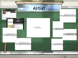 Artist
QuickTime™ and a
TIFF (Uncompressed) decompressor
are needed to see this picture.
QuickTime™ and a
TIFF (Uncompressed) decompressor
are needed to see this picture.
QuickTime™ and a
TIFF (Uncompressed) decompressor
are needed to see this picture.
QuickTime™ and a
TIFF (Uncompressed) decompress
are needed to see this picture.
QuickTime™ and aTIFF (Uncompressed) deare needed to see this p
QuickTime™ and aTIFF (Uncompressed) decompressorare needed to see this picture.
QuickTime™ and a
TIFF (Uncompressed) decompressor
are needed to see this picture.
 