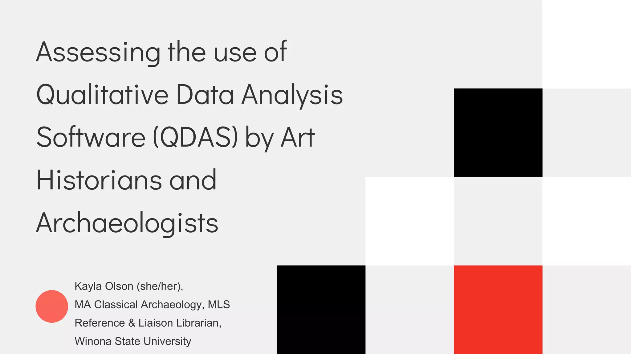 QUALITATIVE DATA ANALYSIS SOFTWARE QDAS visual data 4