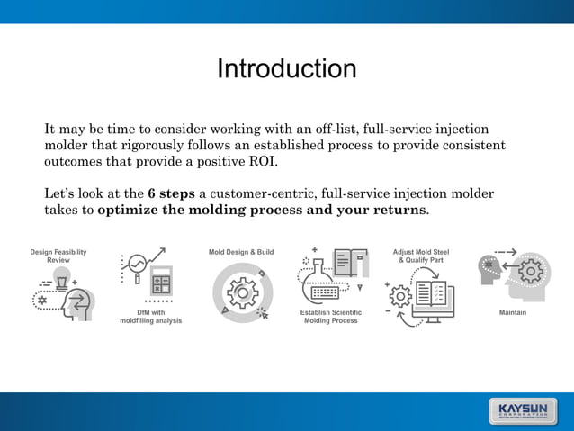 The ROI of Improved Injection Molding Process Flow | PPT