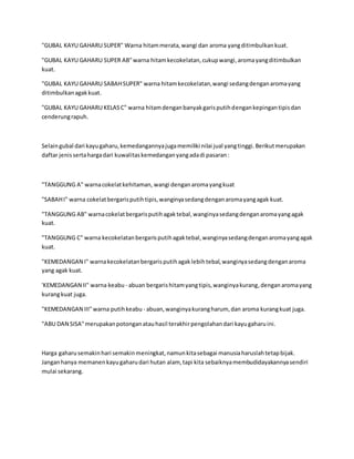 Kayu gaharu kenapa bisa mahal | PDF