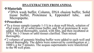 NUCLEIC ACID EXTRACTION, PURIFICATION ON AGAROSE AND POLYACRYLAMIDE GEL ...