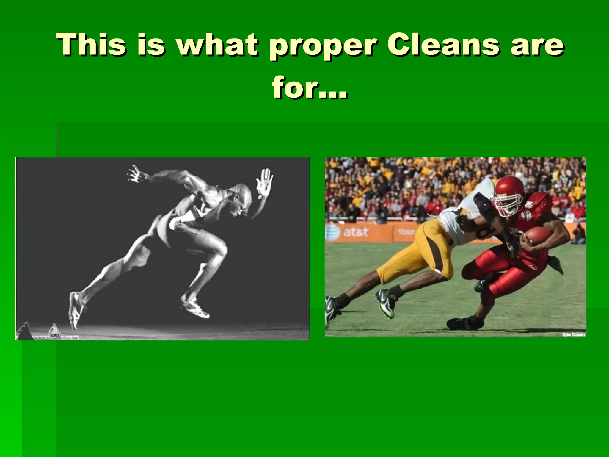 This is what proper Cleans are for… 