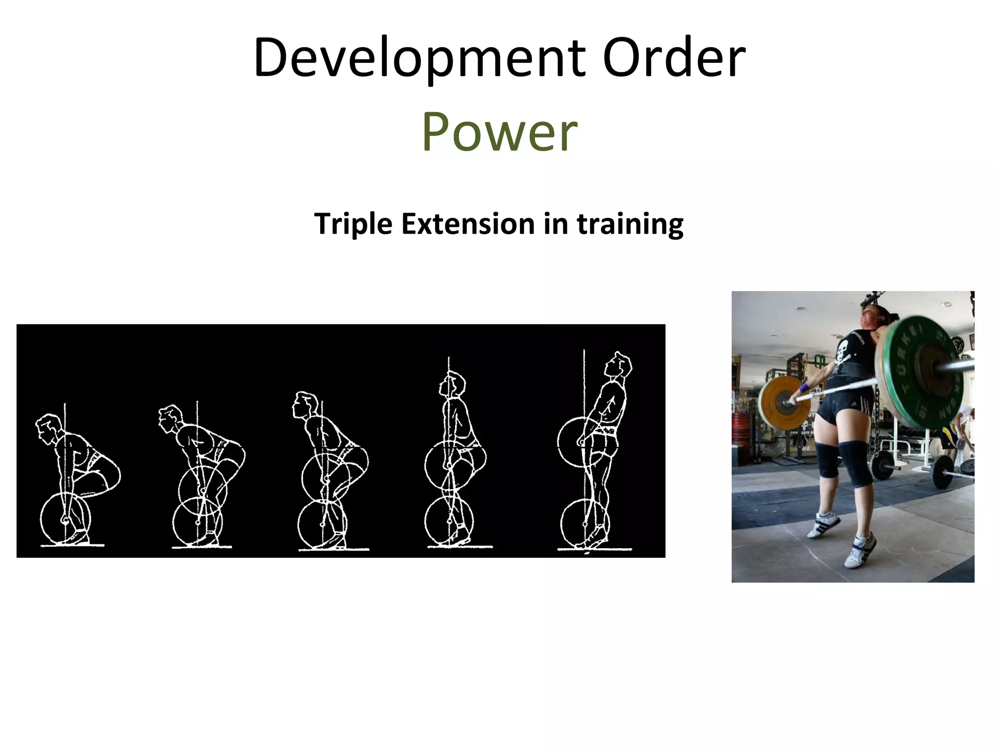 Triple Extension in training Development Order Power 