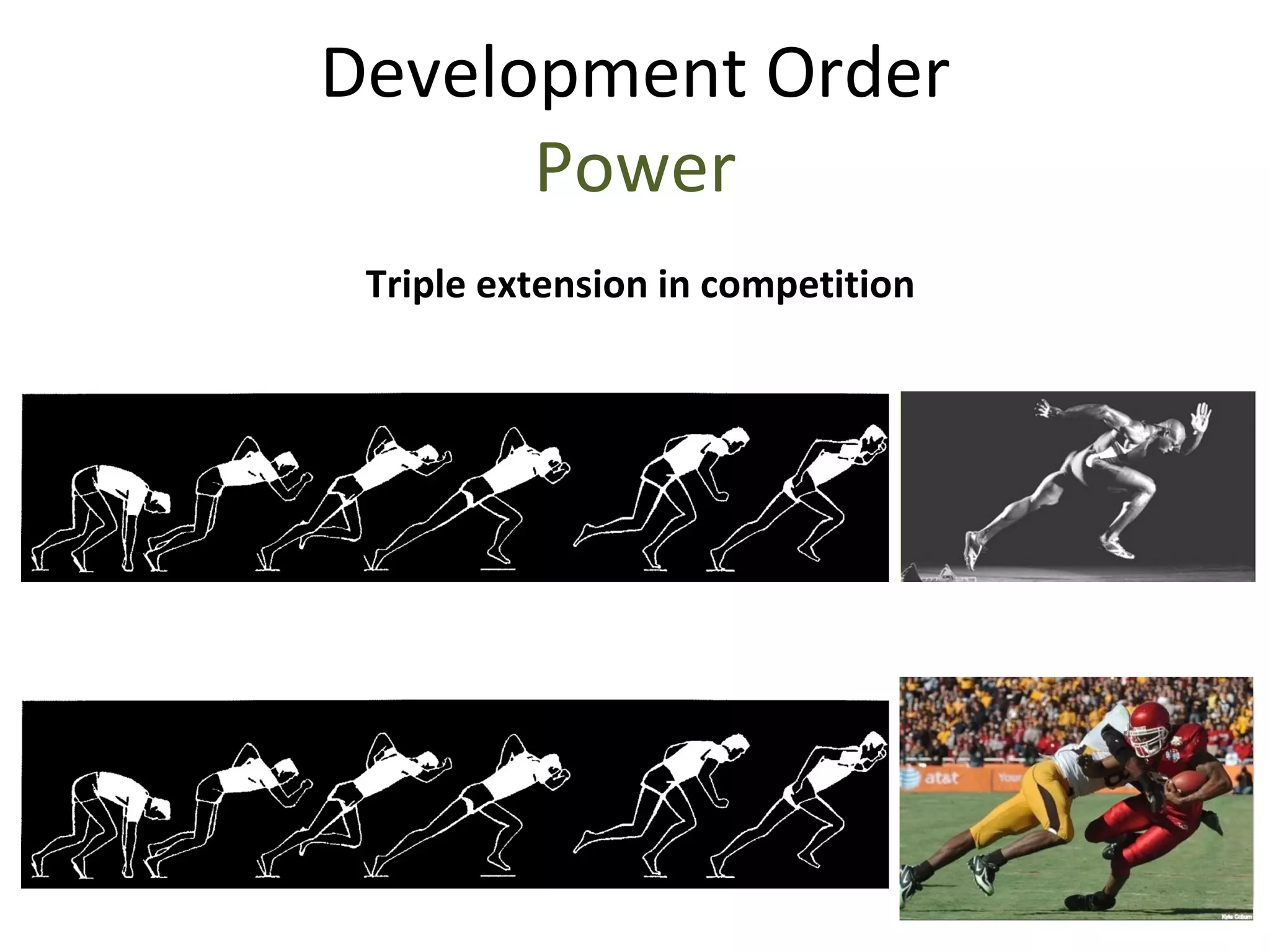 Triple extension in competition Development Order Power 