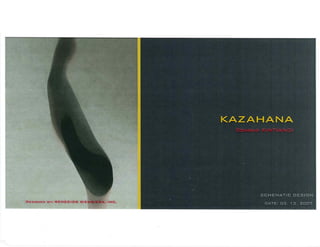 Kazahana Restaurant Concept Package, Shanghai, China (Remedios Studio)