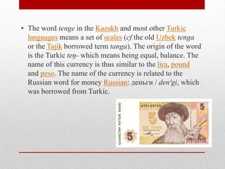 Kazakhtan tenge rate | PPT