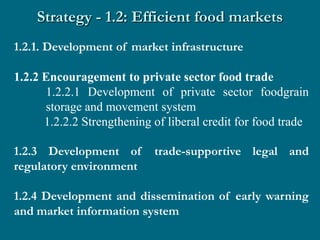 Kazal 3f   the policy and institutional framework for food security