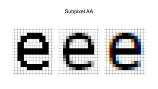 Subpixel AA
 