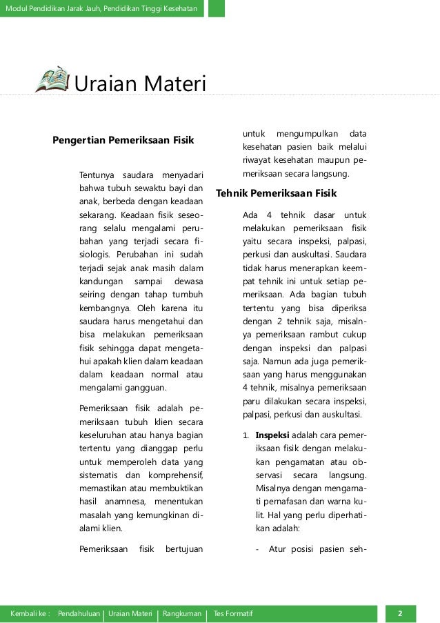 Pemeriksaan Fisik Pada Ibu Dan Anak