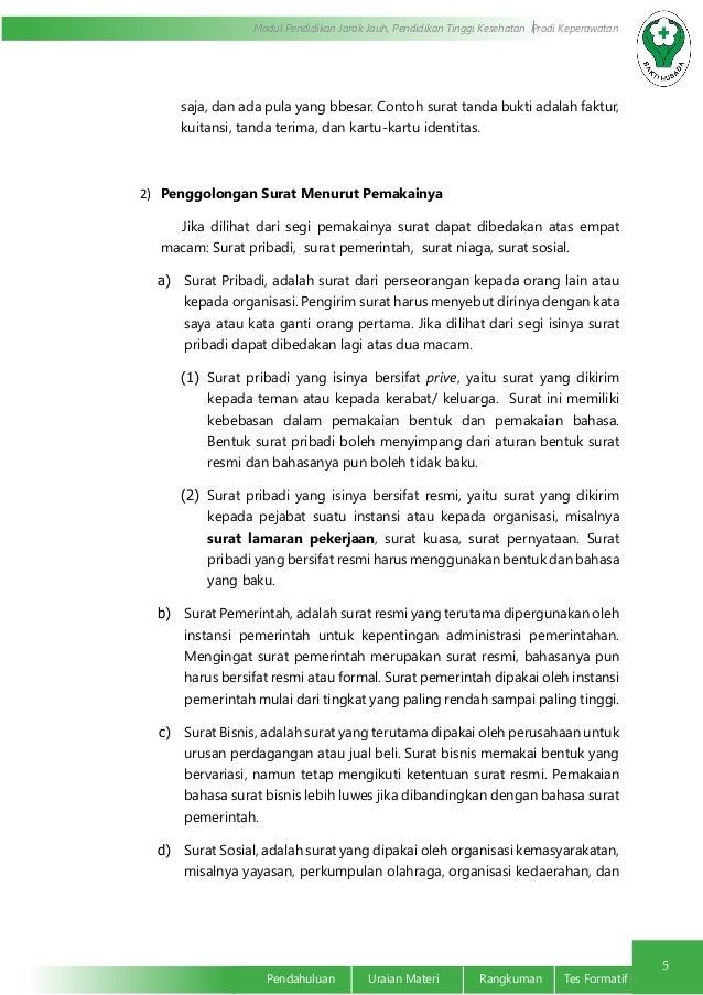 Teknik Pembuatan Surat