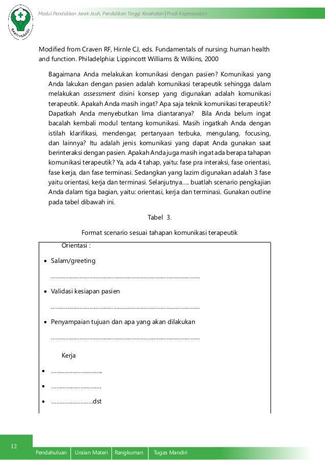 ASSESSMENT : INTERVIEW