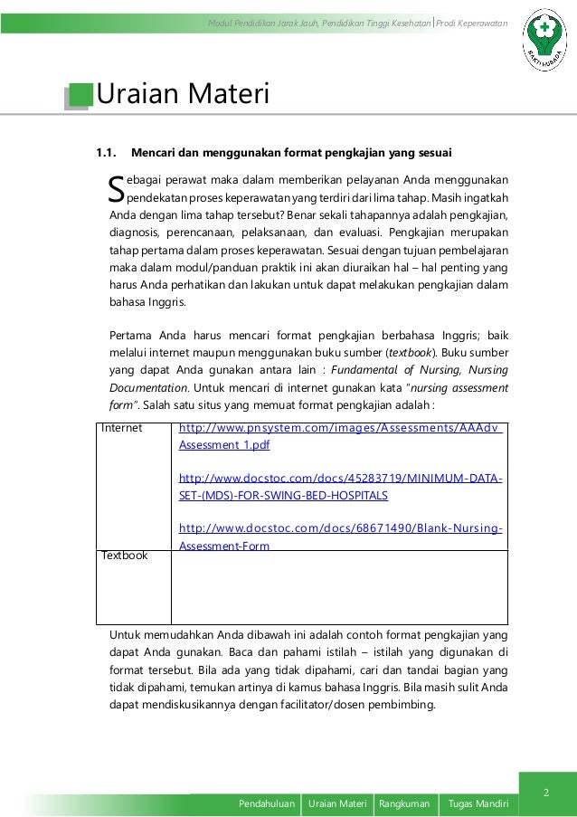 ASSESSMENT INTERVIEW