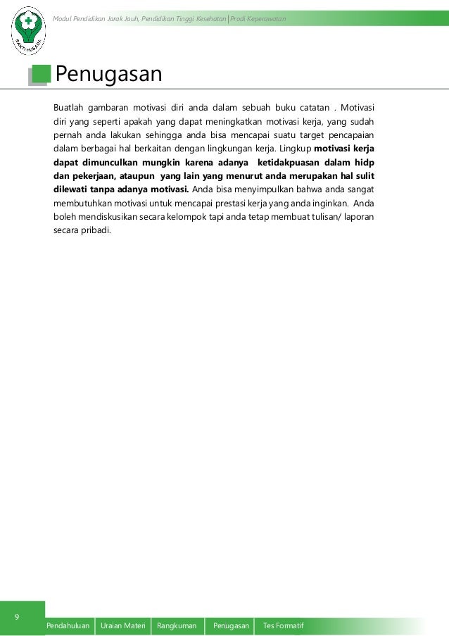 Konsep Motivasi Manusia