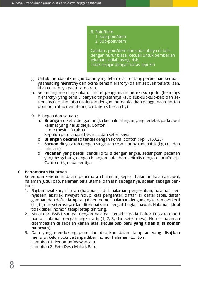 KB 1 Format Penulisan Karya Tulis Ilmiah