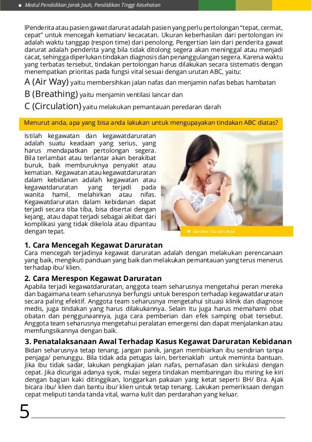 Kb 1 konsep dasar kegawatdaruratan maternal neonatal