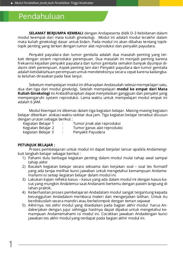 KB 1 Tumor Jinak Alat Reproduksi KB 1 Tumor Jinak Alat Reproduksi