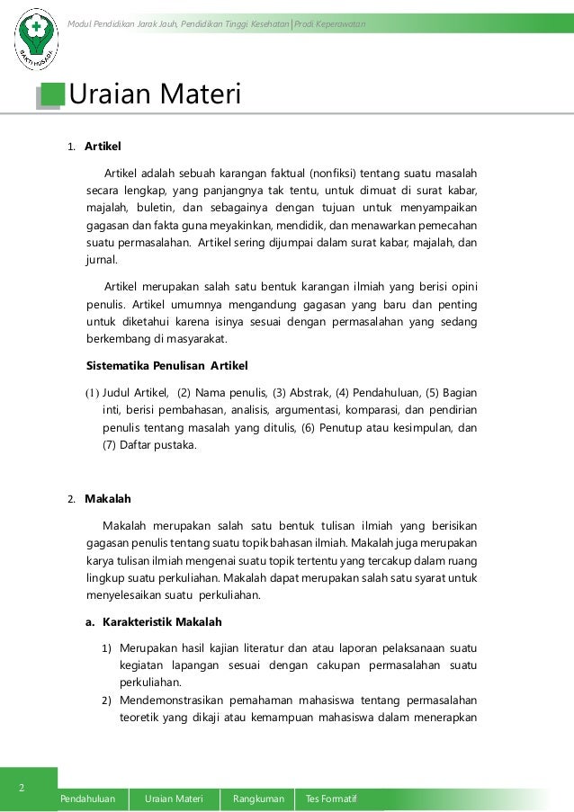 Berbagai Jenis Karya Ilmiah Berbagai Jenis Karya Ilmiah