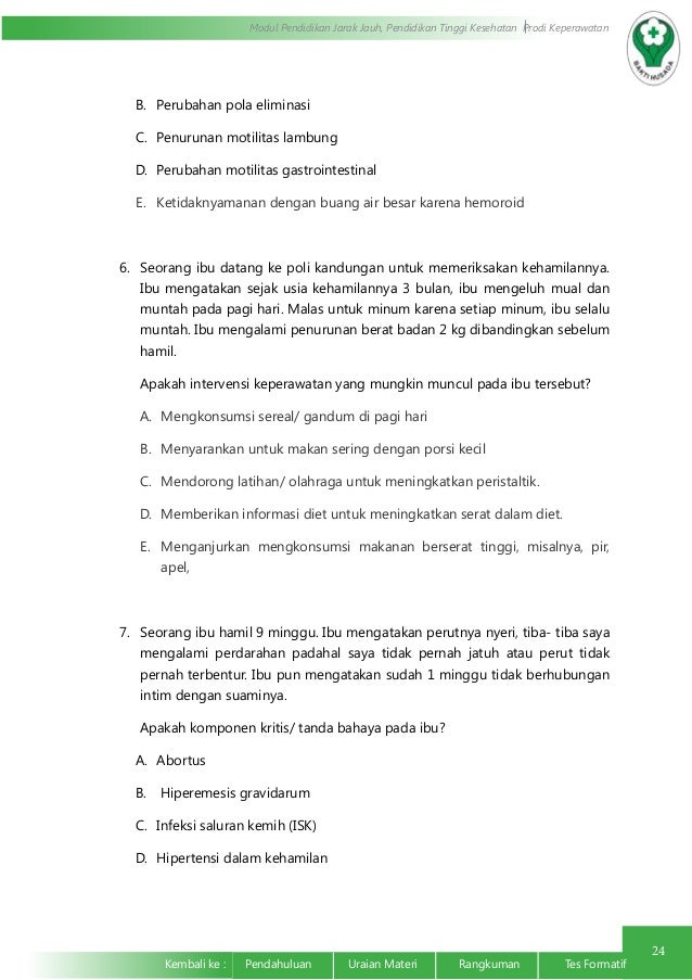 Asuhan keperawatan ibu hamil normal dan komplikasi