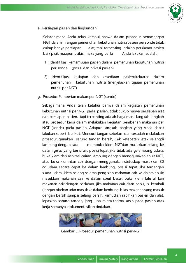 Memberi Makan Melalui NGT Memberi Makan Melalui NGT