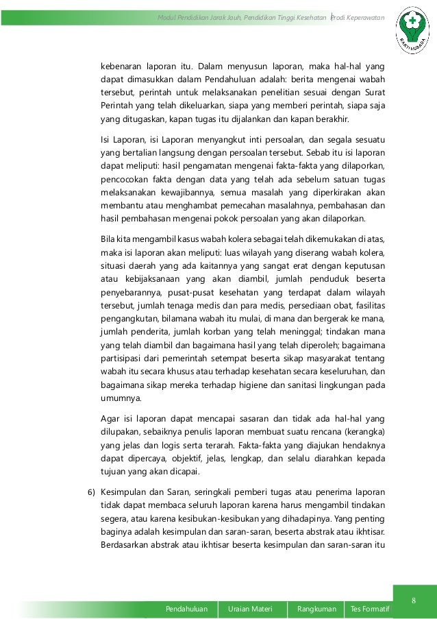 Teknik Pembuatan Laporan