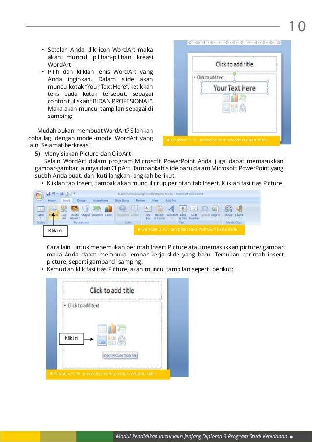 Kb3 Melengkapi Tampilan Slide Presentasi Dengan Menggunakan Gambar