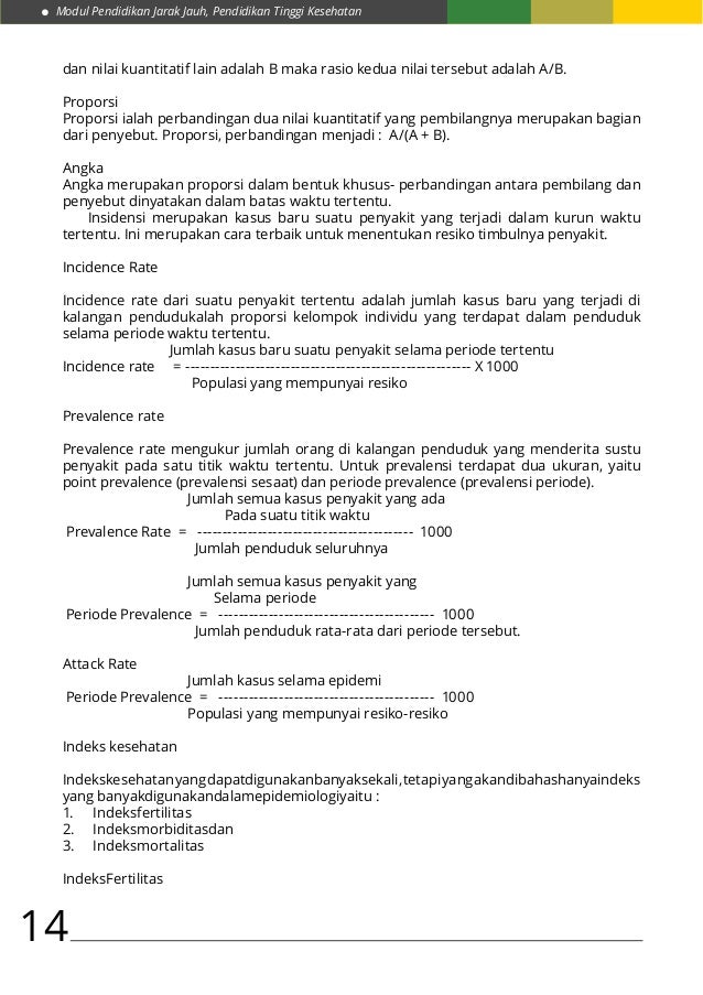 Kb 3 epidemiologi
