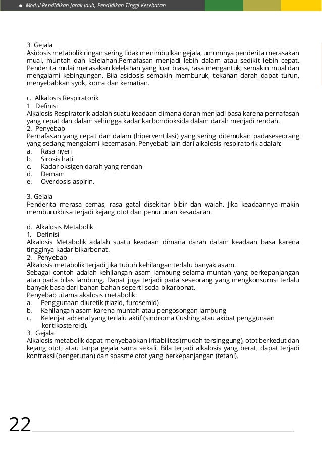 Kelaianan sirkulasi, cairan tubuh