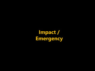 Impact /
Emergency
 