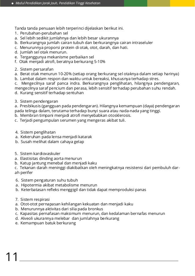 Proses Penuaan Proses Penuaan