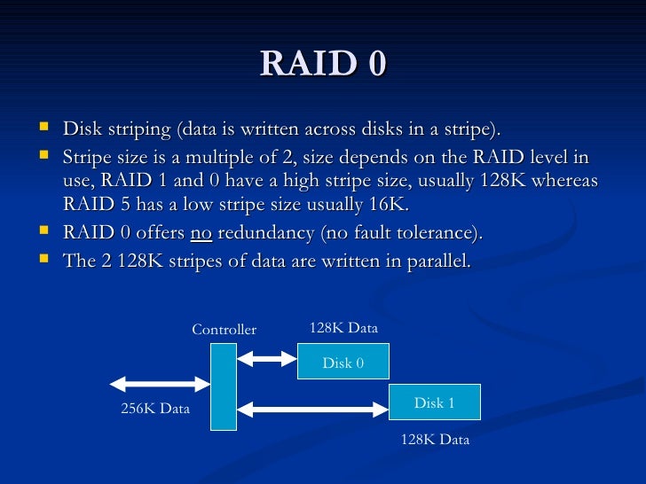 raid review raid stripe size