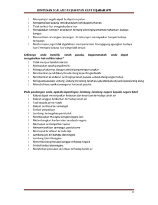 KBAT Sejarah SPM